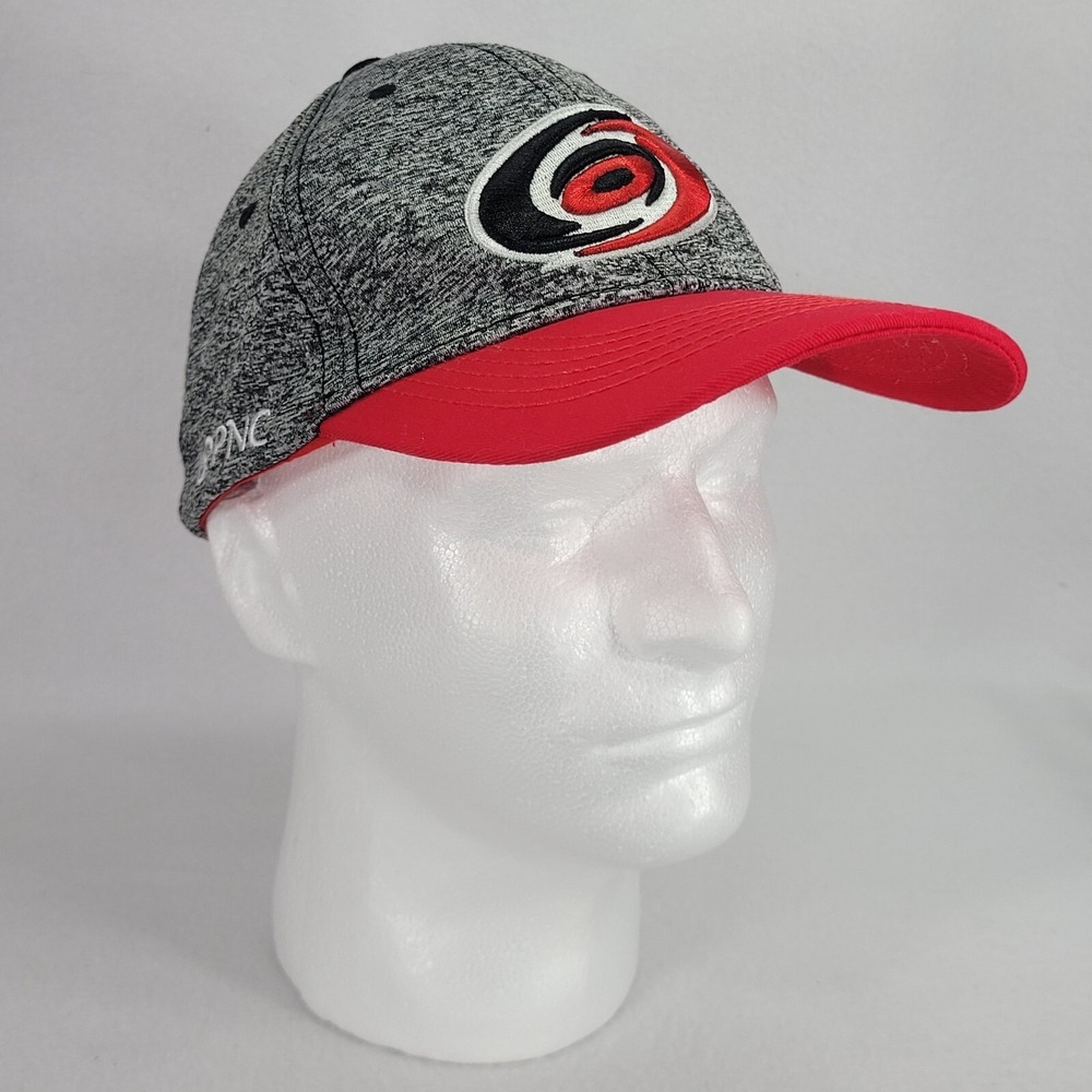 Carolina Hurricanes Hat Cap Snapback Gray Red Adjustable Melonwear Hockey NHL‎